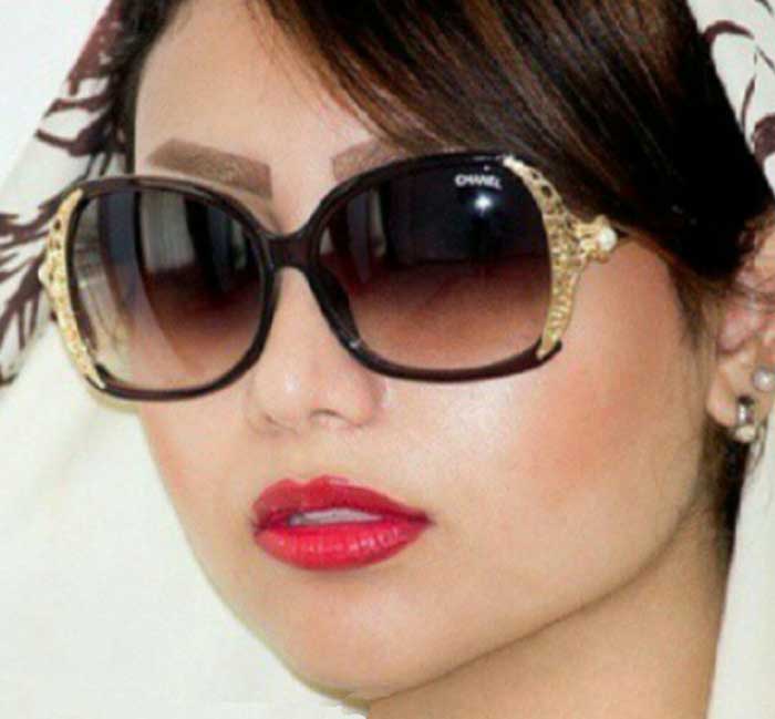 عینک آفتابی زنانه – شنل مرواریدی